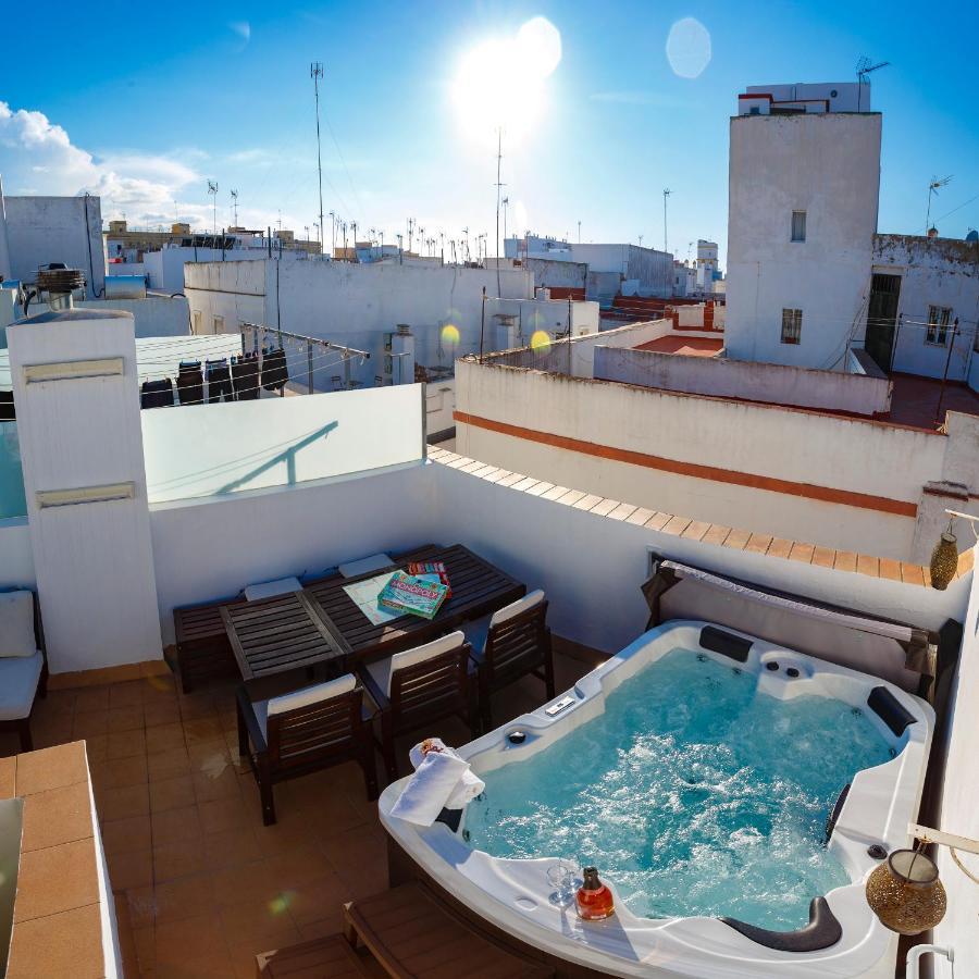 Atico & Jacuzzi Cruz By Cadiz4Rentals エクステリア 写真